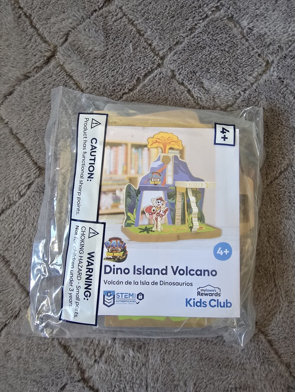 Lowes Kids Build Paw Patrol Dino Island Volcano Toy